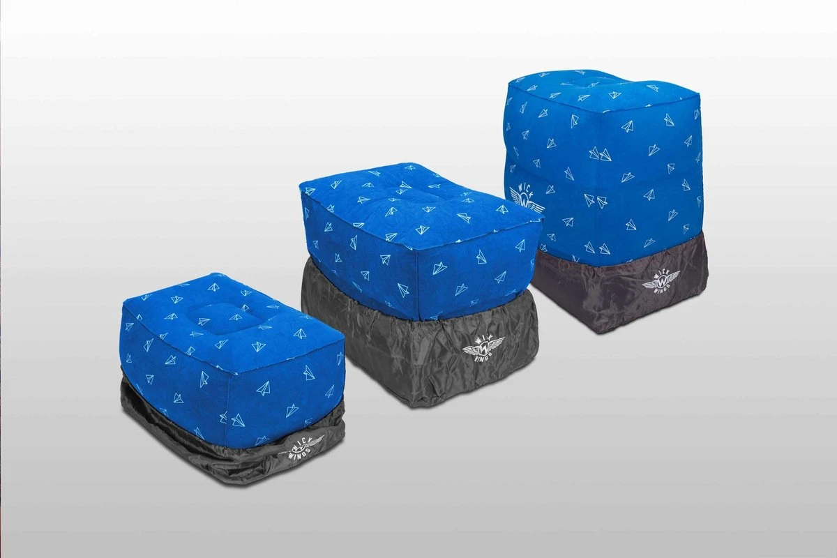Wick Wings - Wick Air Vliegtuigbedje - Reiskussen - Voetensteun - Antislip - Afbeelding 5