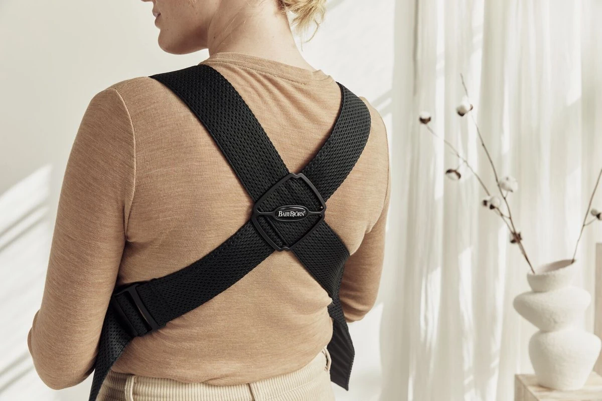 BabyBjörn Draagzak Mini - 3D Mesh - Zwart - Afbeelding 3