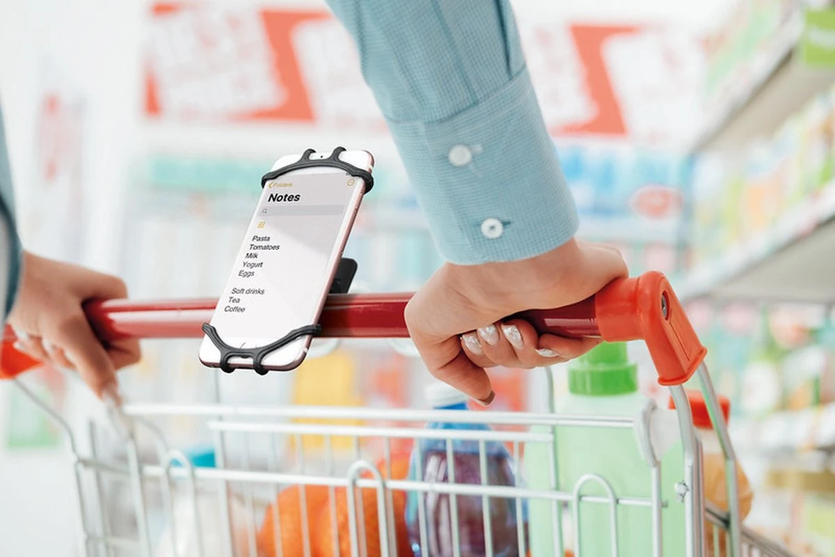 Dooky Telefoonhouder Smartphone Telefoon Houder 360* Rotatie Universeel Kinderwagen Fiets Zwart - Afbeelding 8