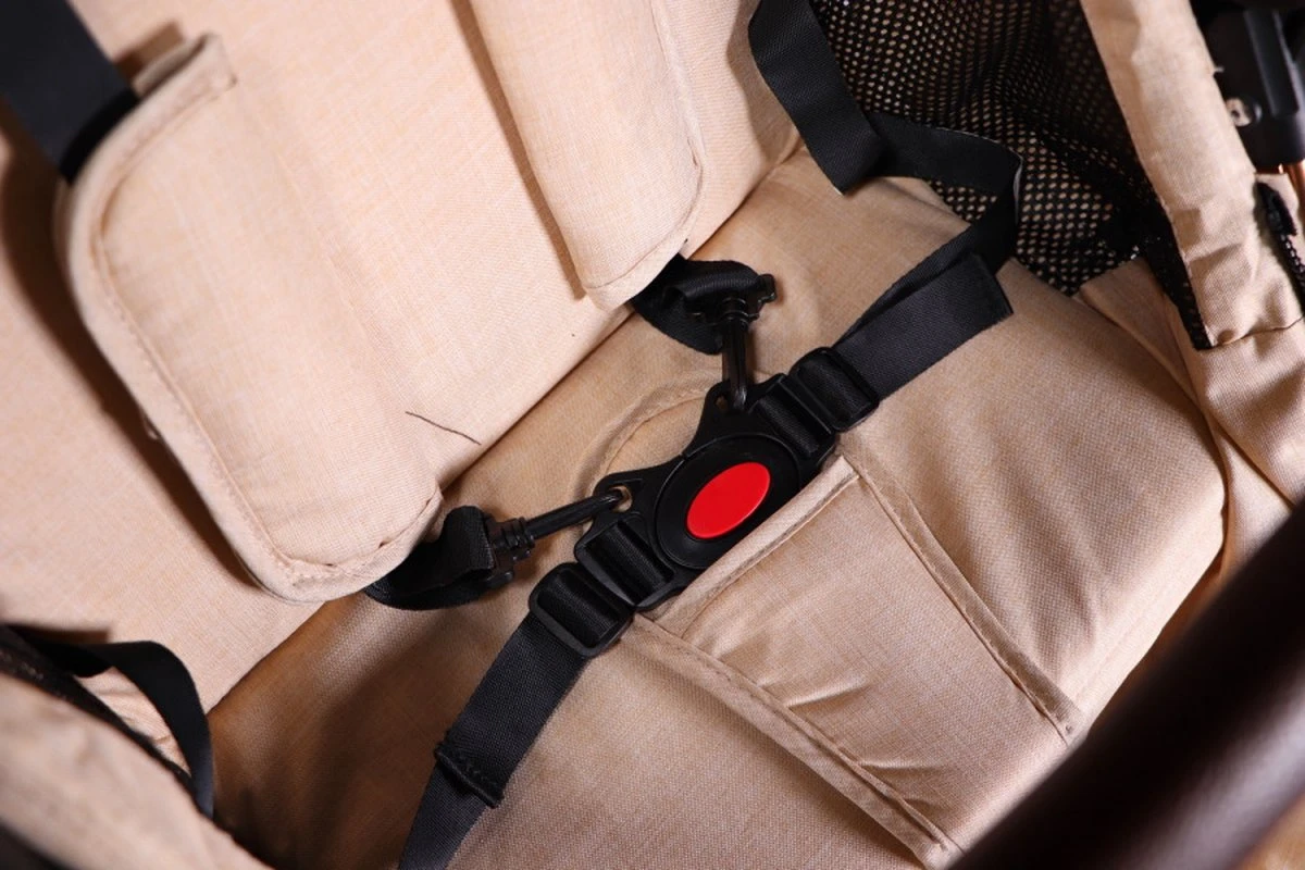 Ding Juna Kinderwagen 3 In 1 - Beige/Rose - Combi Kinderwagen Incl. Autostoel - Afbeelding 16