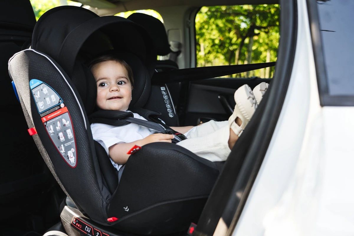 Babyauto Biro D FIX Black/grey Group 0+ 1 2 3 - 0-36 Kg - Isofix - Afbeelding 8