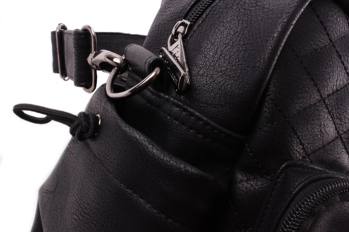 Kidzroom Vision Of Love Luiertas - Zwart - Verschoonmatje - Verstelbare Schouderband - Afbeelding 4