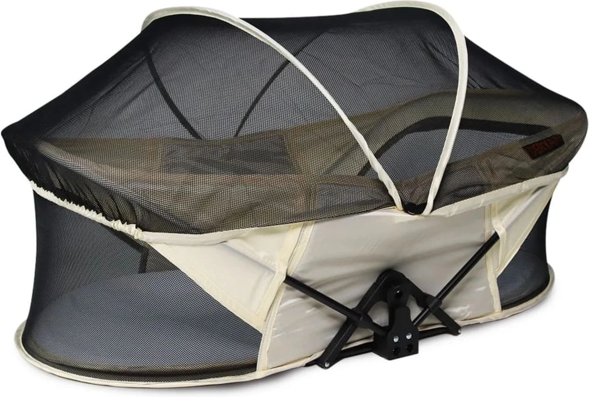 Deryan Infant Deluxe BabyBox Campingbedje - Cream + Inclusief Matras En Klamboe - Afbeelding 10