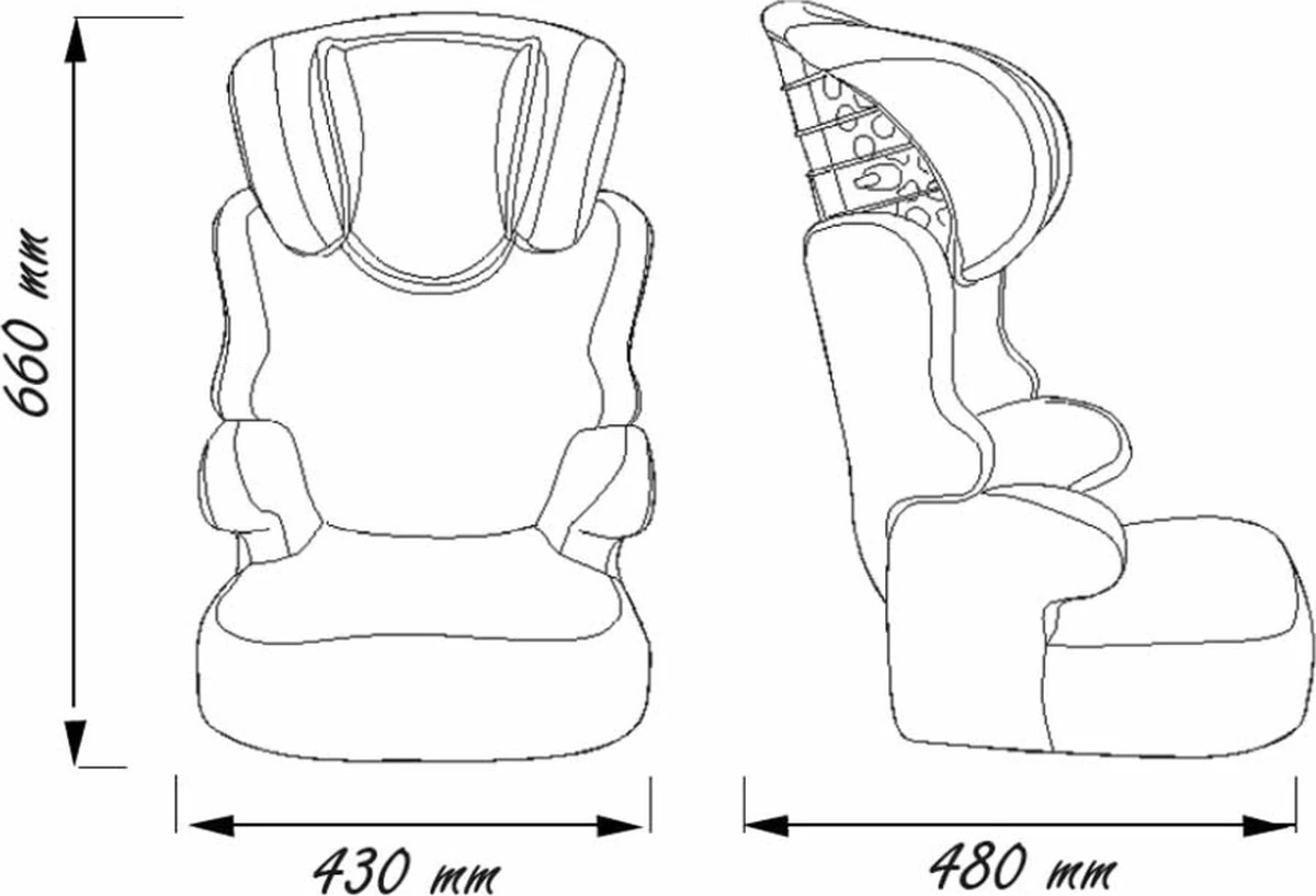 Nania Befix Eco Grey 15-36 Kg Autostoel 7009500913-X1 - Afbeelding 7
