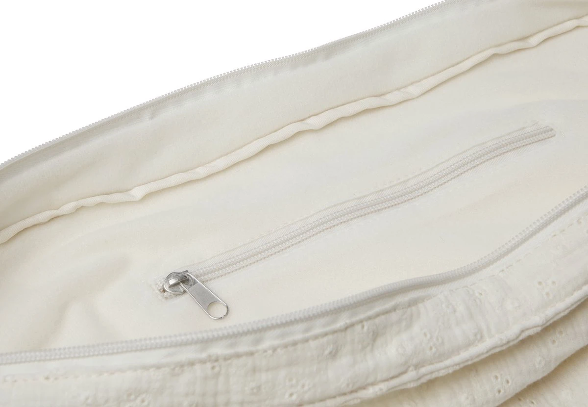 Jollein Shopper Embroidery - Ivory - Afbeelding 3