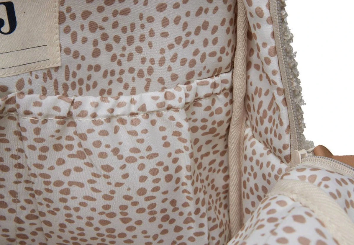 Jollein Luiertas Rugzak Boucle - Naturel - Afbeelding 2