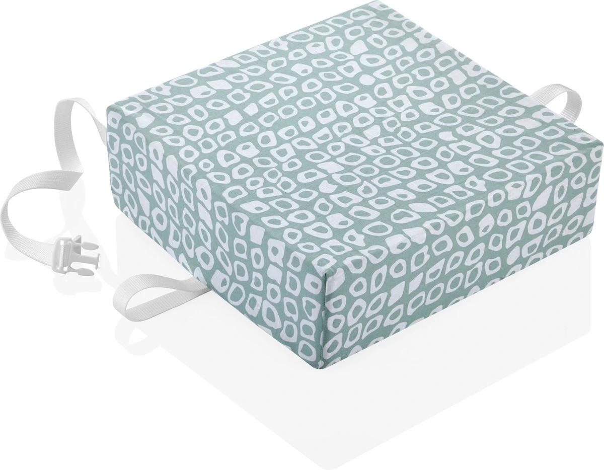 Stoelverhoger Babyjem Booster EasyClean Square Green - Afbeelding 2