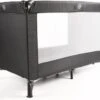 Kekk Campingbed Reisbed Voor Baby Zwart Compact Opvouwbaar Incl Matras 60 X 120 Cm