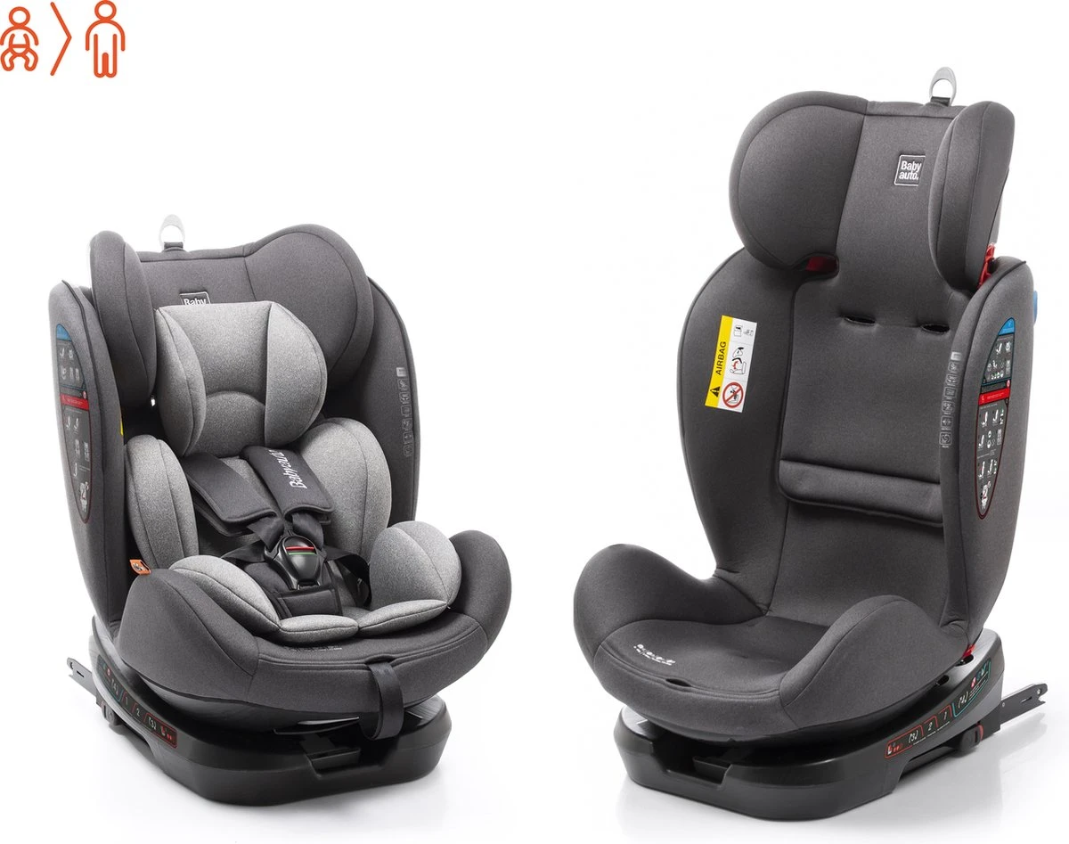 Babyauto Biro D FIX Black/grey Group 0+ 1 2 3 - 0-36 Kg - Isofix - Afbeelding 18