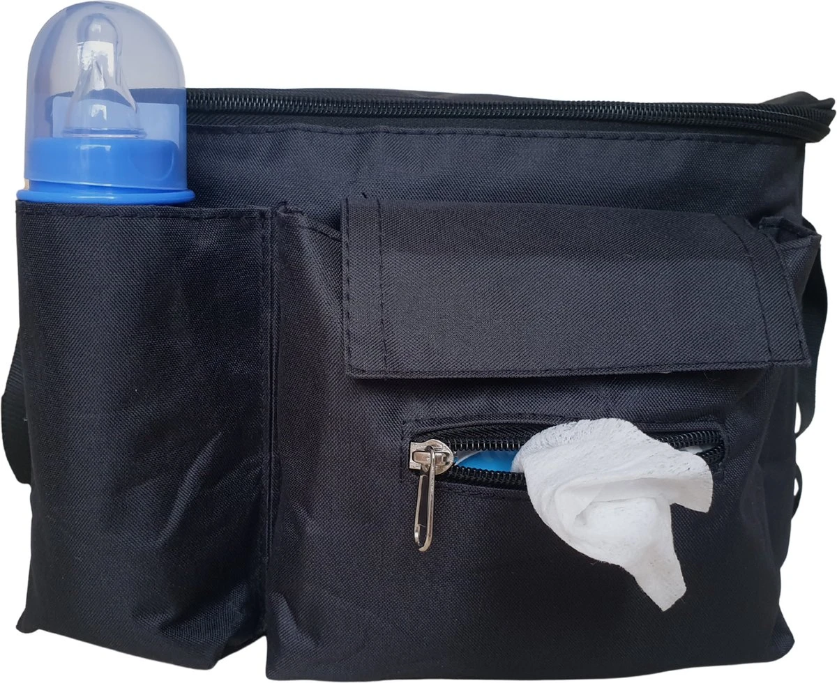 Janse Luiertas - Schoudertas - Baby Tas - Verzorgingstas - Kinderwagen Tas - Babyshower - Mommy Bag - Buggy Tas - Diaper Bag - Kinderwagen Organizer - Afbeelding 3