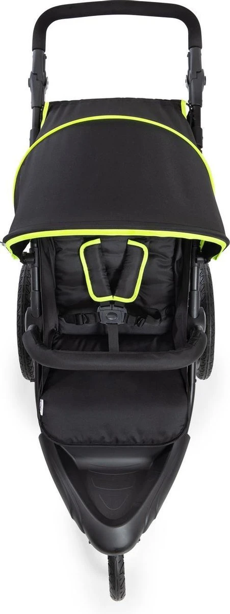 Hauck Runner Kinderwagen - Zwart/Neon Geel - Afbeelding 3