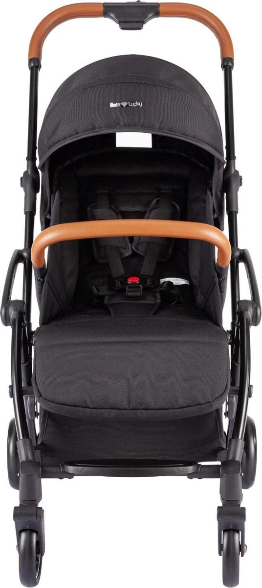 Born Lucky Buggy / Plooibuggy Suv - Compact - Omkeerbare Zitting - Zwart - Afbeelding 2