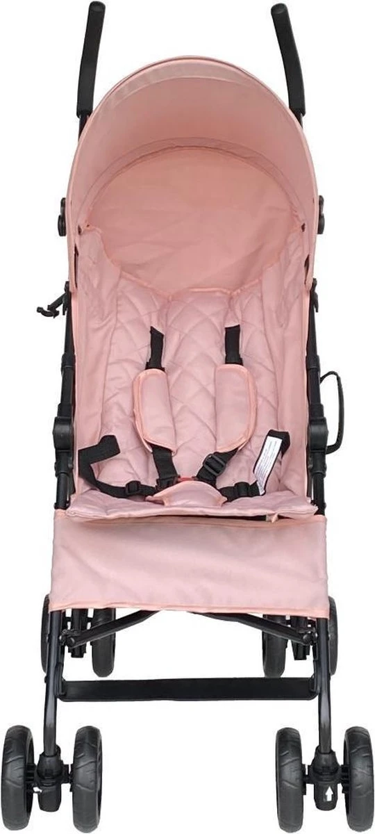 Cabino Buggy Plooibuggy Lichtgewicht Multi Standen Comfortabele Rugleuning & Tot 22 Kg Soft Pink - Afbeelding 4