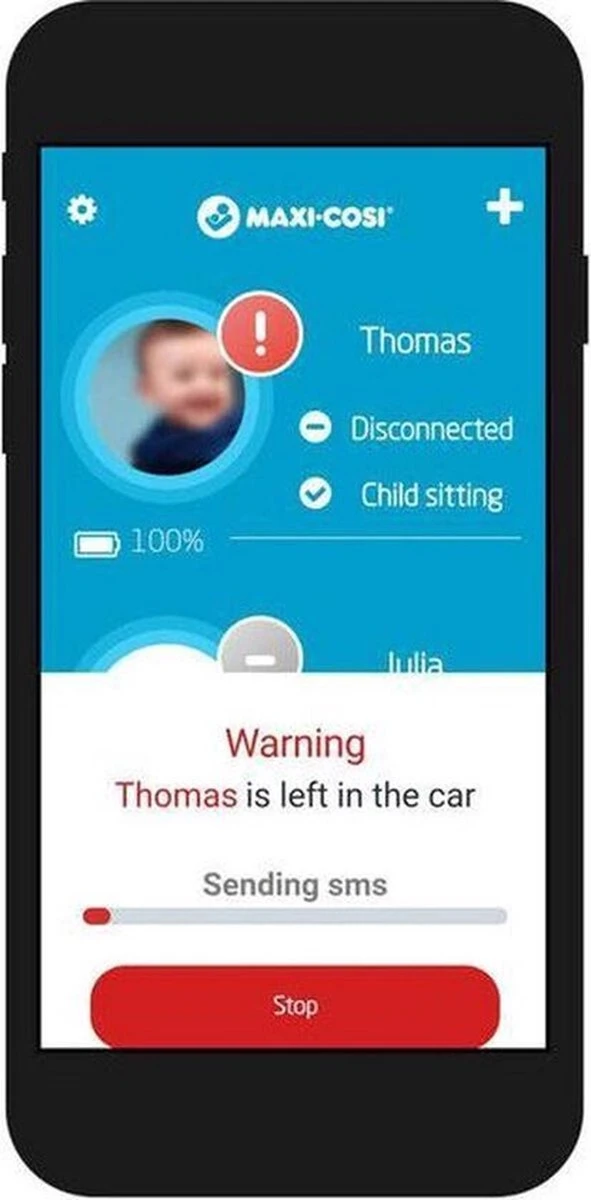 Maxi-Cosi E-Safety Smart Cushion Veiligheidskussen - Black - Afbeelding 3