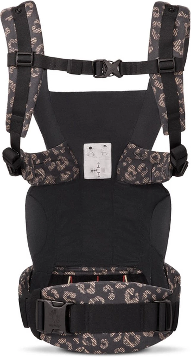 Ergobaby Omni Dream Draagzak - Black Leopard - Ergonomische Baby Draagzak Voor Baby En Drager - Afbeelding 6