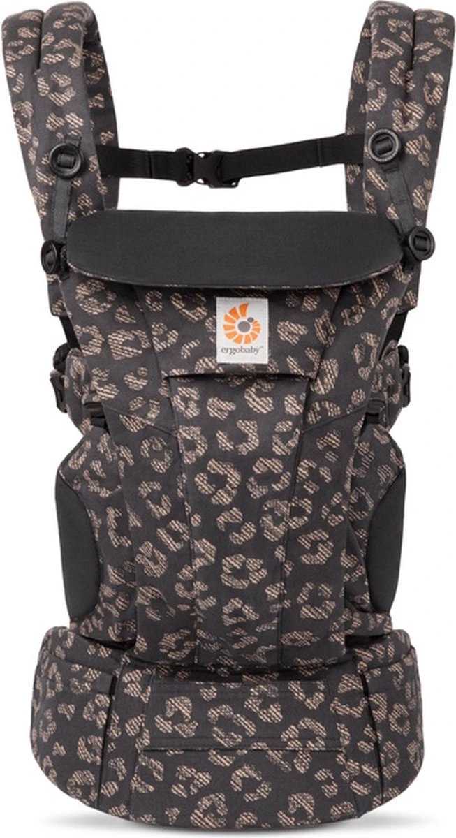 Ergobaby Omni Dream Draagzak - Black Leopard - Ergonomische Baby Draagzak Voor Baby En Drager