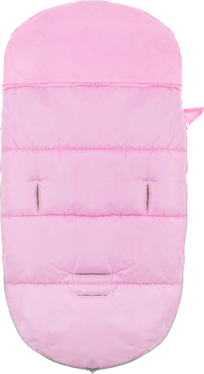 Springos Voetenzak | Voetenzak Buggy | Voetenzak Autostoel | Universeel | 90 Cm | Roze - Afbeelding 10