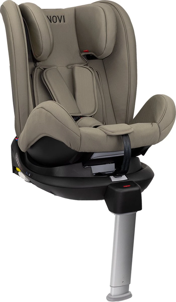 Autostoel Novi Baby® David Premium 0-1-2-3 Isofix 360° Rotation Dark Taupe - Afbeelding 2
