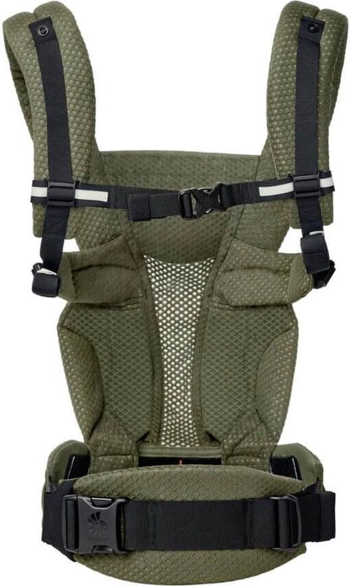 Ergobaby Baby Draagzak Omni Breeze Olive Green - Ergonomische Draagzak Vanaf Geboorte - Afbeelding 2