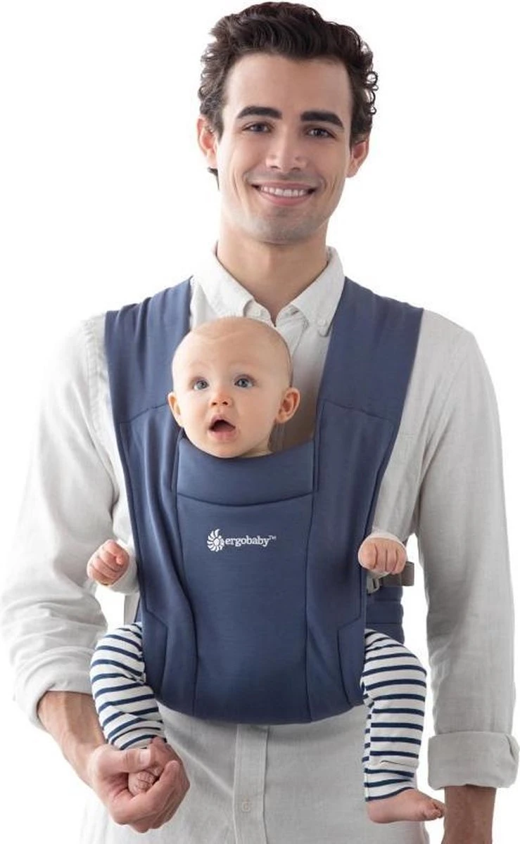 Ergobaby - Embrace - Draagzak Baby - Soft Blue - Ergonomisch Vanaf Geboorte - Afbeelding 9