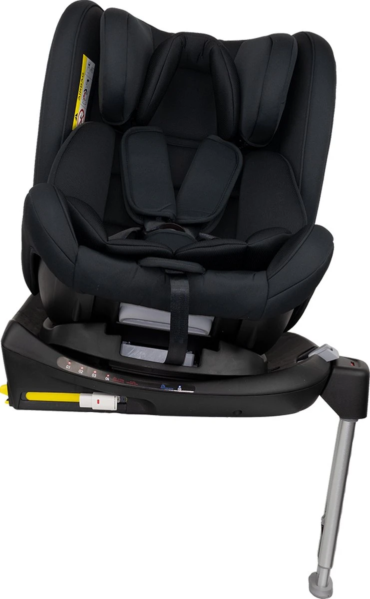 Autostoel Novi Baby® David Premium 0-1-2-3 Isofix 360° Rotation All Black - Afbeelding 10