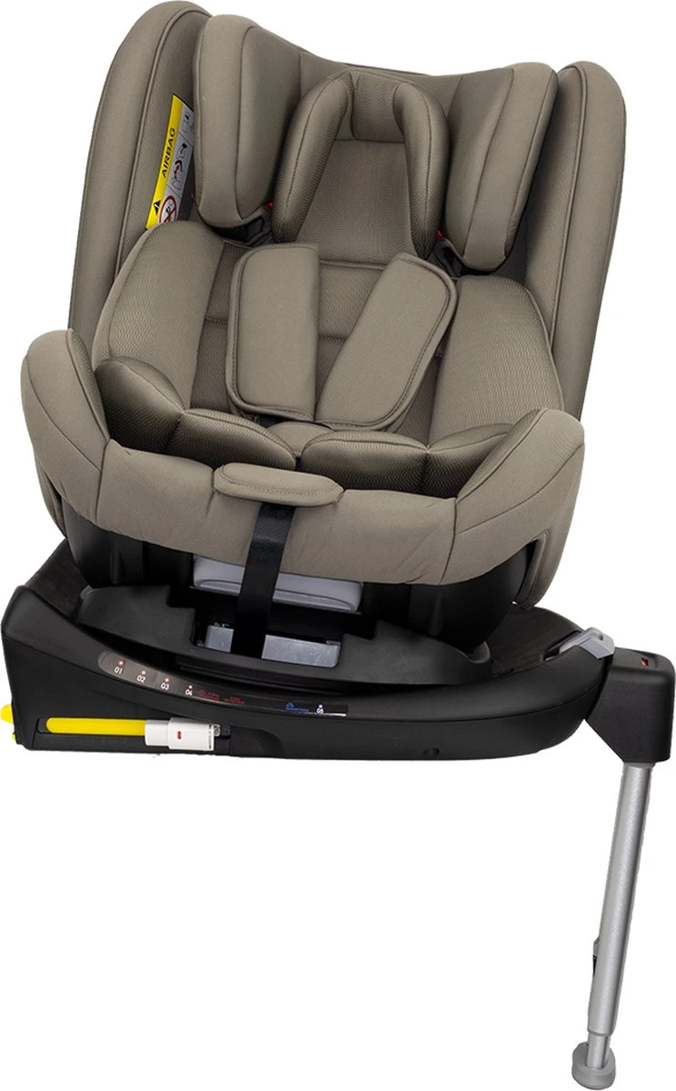 Autostoel Novi Baby® David Premium 0-1-2-3 Isofix 360° Rotation Dark Taupe - Afbeelding 5