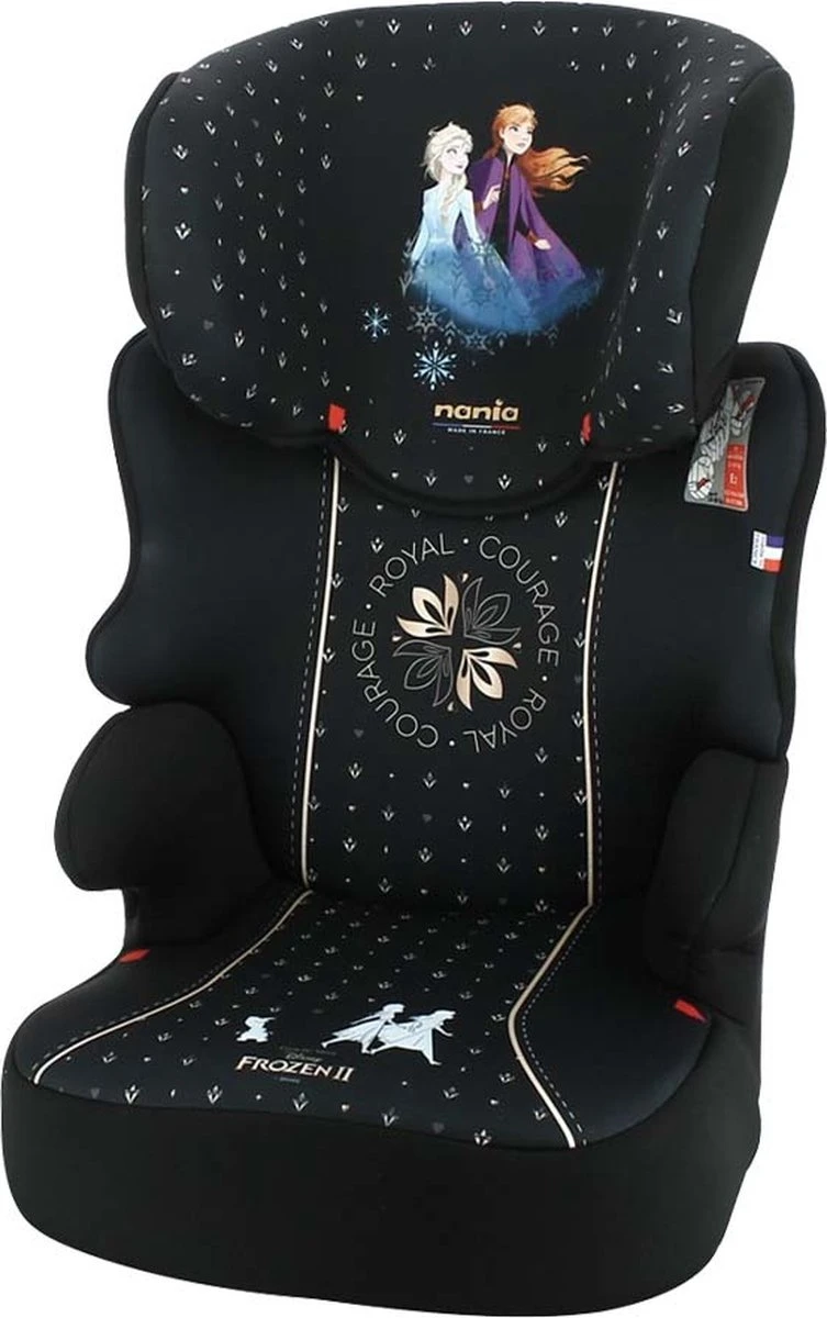 Disney - Befix Frozen Courage - Autostoel Groep 2 En 3 - 15 Tot 36 Kg - Zwart