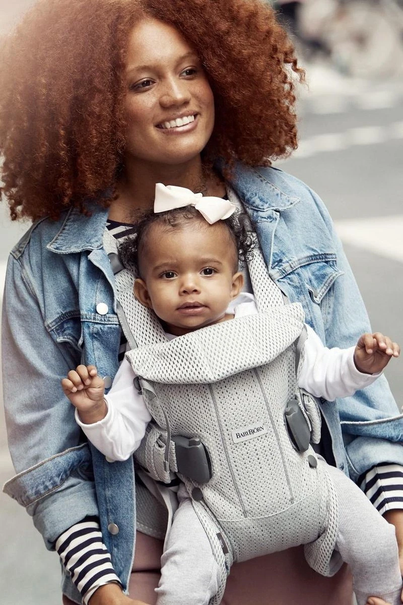 BabyBjörn Draagzak One Air - 3D Mesh - Zilver - Afbeelding 13