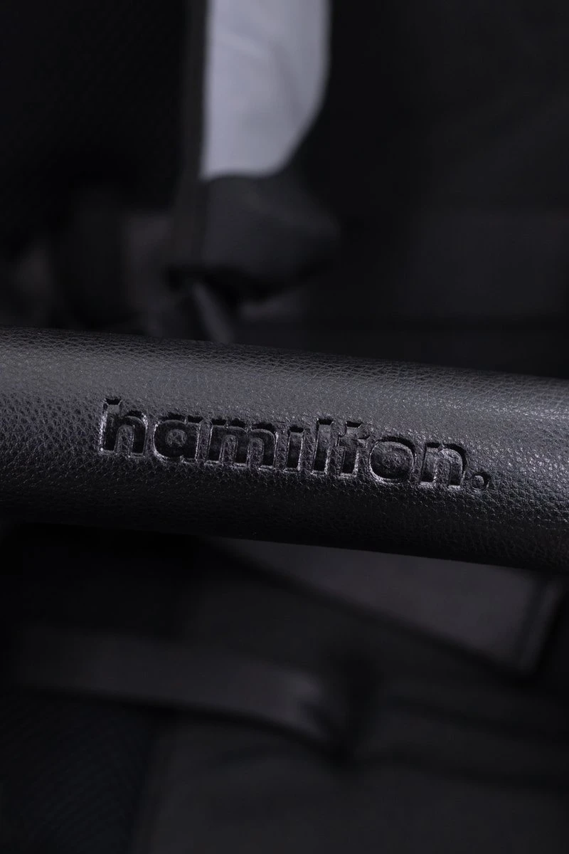 Hamilton By Yoop X1 Plus Kinderwagen - Buggy Met Monteerbare Wieg - Premium Stroller Met One Hand Folding Technologie - Nieuw, Hoger, Uitgebreider 2023 Model - Zwart - Licht, Verstelbaar, Wendbaar En Geschikt Van 0 Maanden Tot 4 Jaar - Afbeelding 10
