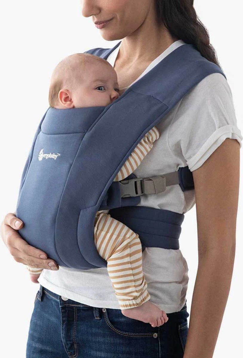 Ergobaby - Embrace - Draagzak Baby - Soft Blue - Ergonomisch Vanaf Geboorte - Afbeelding 2