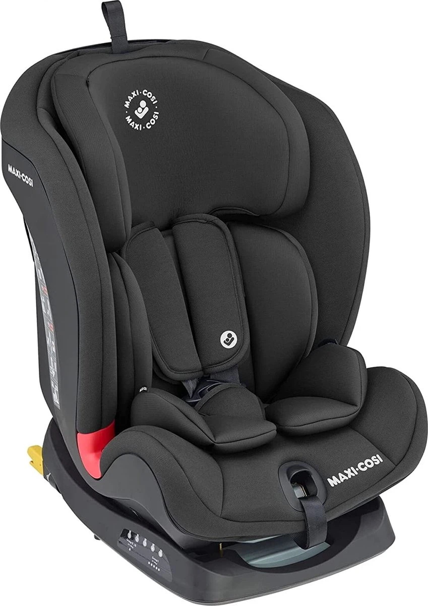 Maxi-Cosi Titan Baby Child Car Seat, Group 1/2/3, ISOFIX, Adjustable And Tilting Car Seat, From 9 Months To 12 Years, 9 To 36 Kg, Basic Black (Black)