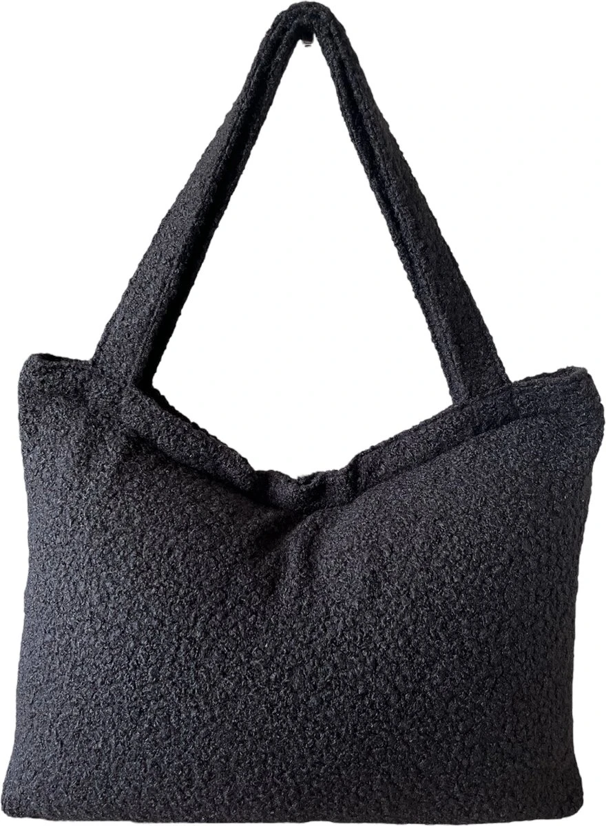 Mommy Bag / Grote Luiertas Zwart / Kinderwagen Luiertas / Teddy Set - Luiertas & Verschoonmat Joan’s Label Zwart / Baby / Met Rits - Afbeelding 6