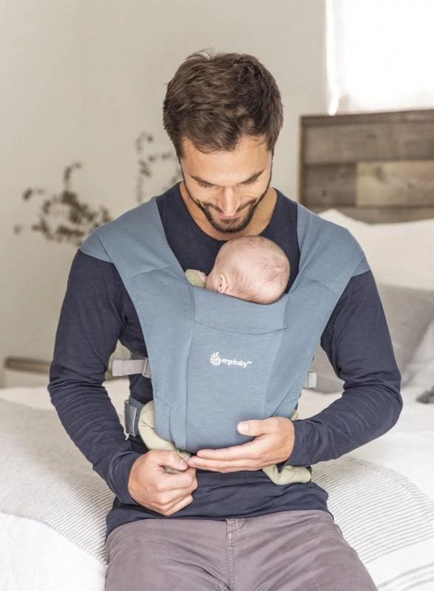 Ergobaby Embrace Draagzak Baby - Oxford Blue - Afbeelding 12