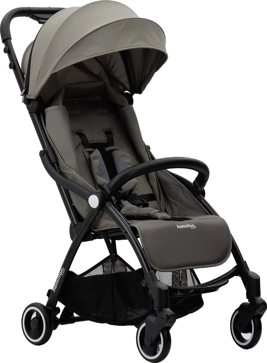 Hamilton By Yoop X1 Plus Buggy – Nieuw, Hoger, Uitgebreider 2023 Model – Premium Stroller Met One Hand Folding Technologie – Grijs – Lichte, Verstelbare En Wendbare Kinderwagen Met Vele Gemakken - Afbeelding 18