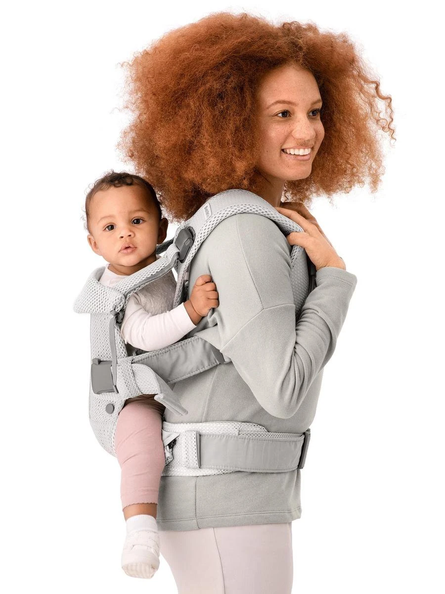 BabyBjörn Draagzak One Air - 3D Mesh - Zilver - Afbeelding 14