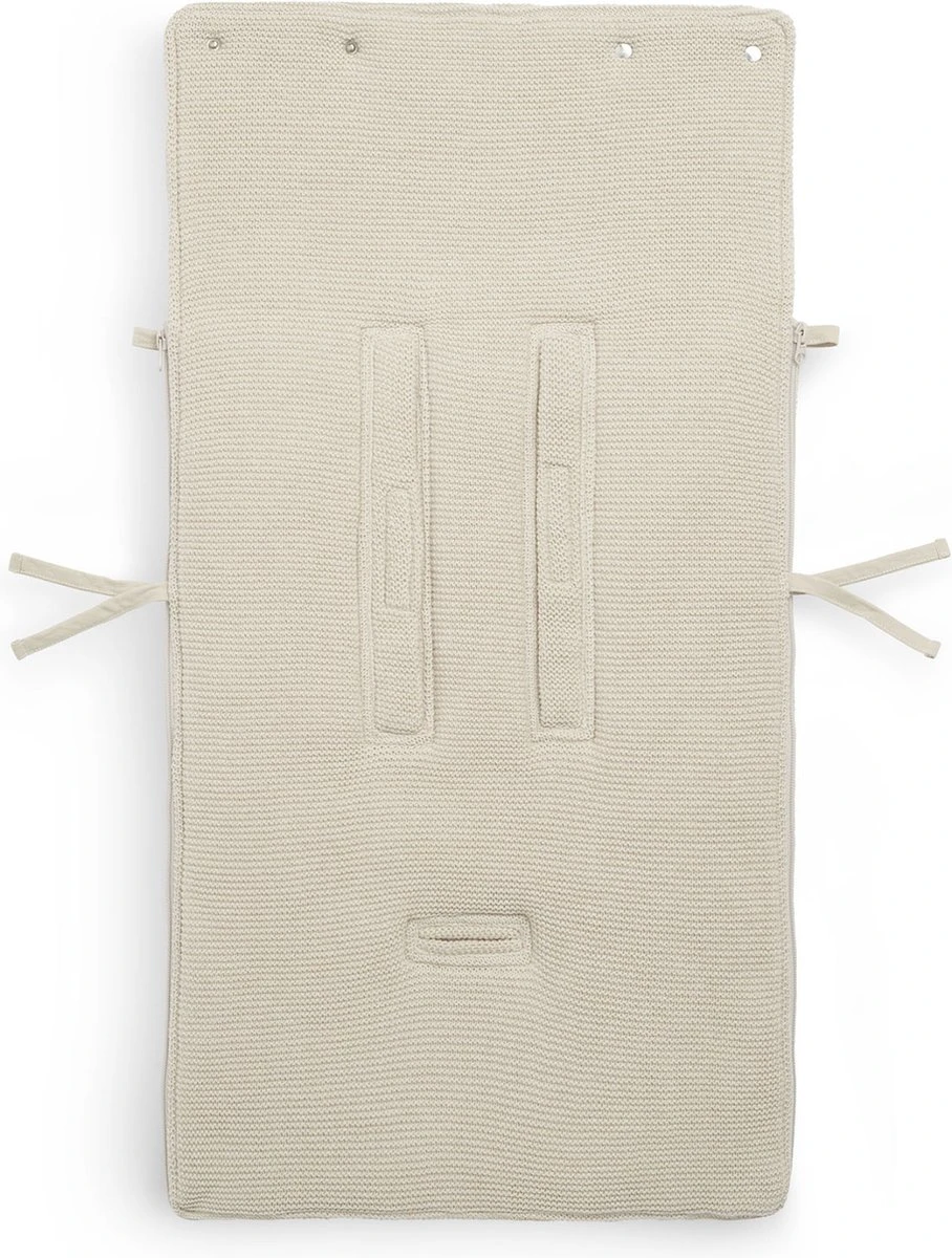 Jollein Voetenzak Voor Autostoel & Kinderwagen - Basic Knit - Nougat - Afbeelding 9