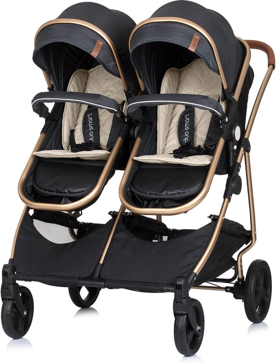 Duo Kinderwagen Chipolino Duo Smart Zwart, Incl. Luiertas - Afbeelding 3