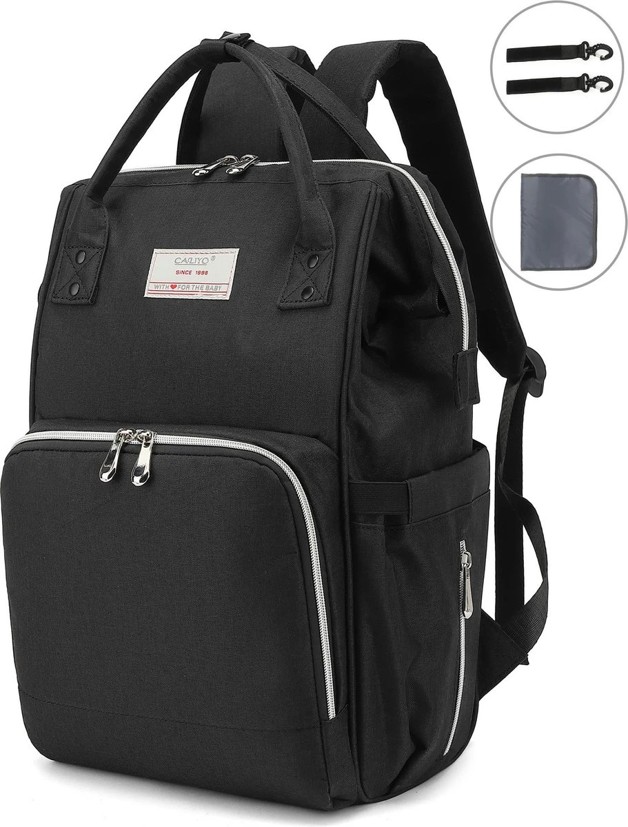 Massi Miliano Luiertas Unisex Zwart (M-22003-6)