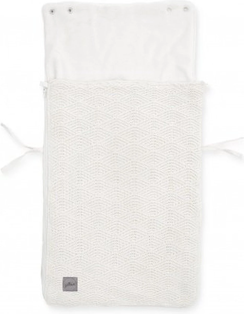 Jollein Voetenzak Voor Autostoel & Kinderwagen - River Knit - Cream White - Afbeelding 11