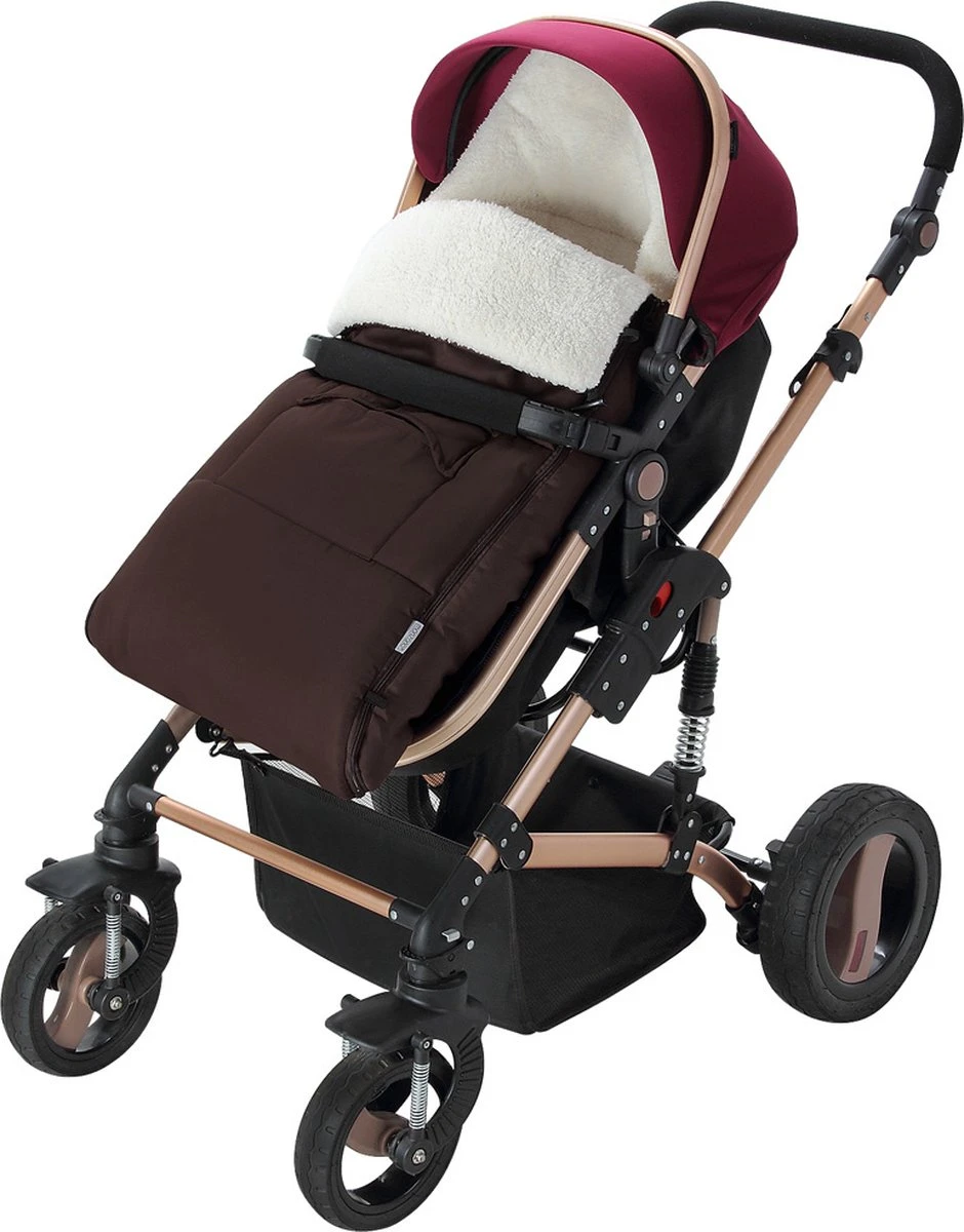 Monzana Voetenzak - Voor Kinderwagen Of Stoeltje - 93x56cm Bruin - Afbeelding 7