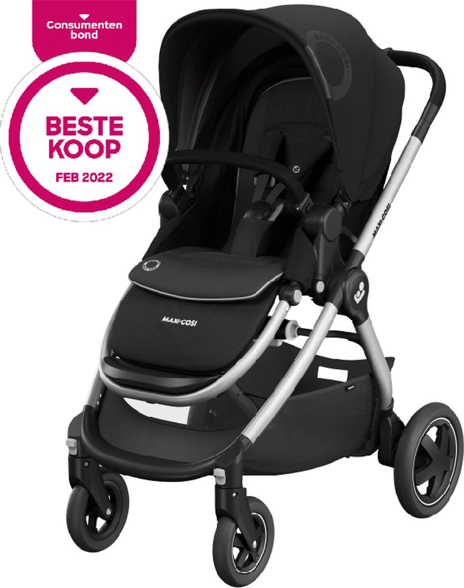 Maxi-Cosi Adorra² Kinderwagen - Essential Black - BESTE KOOP Consumentenbond (februari 2022) - Afbeelding 2