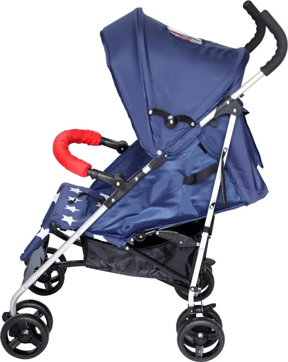X Adventure Buggy Brava - Plooibuggy - Lichtgewicht - 4 Standen - Navy - Afbeelding 4