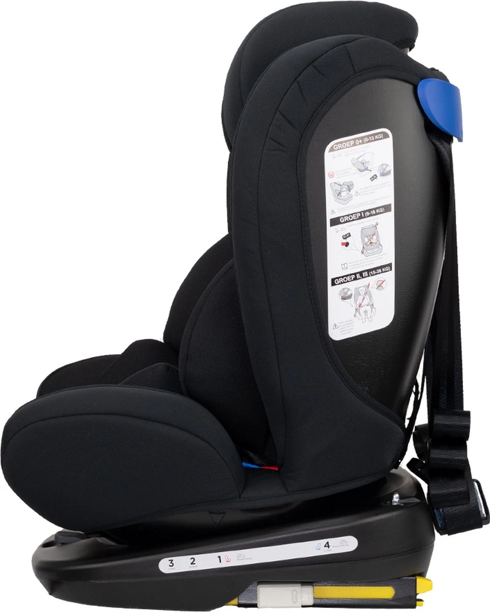 Autostoel Novi Baby® Goliath Premium 0-1-2-3 Isofix Rotation All Black - Afbeelding 8