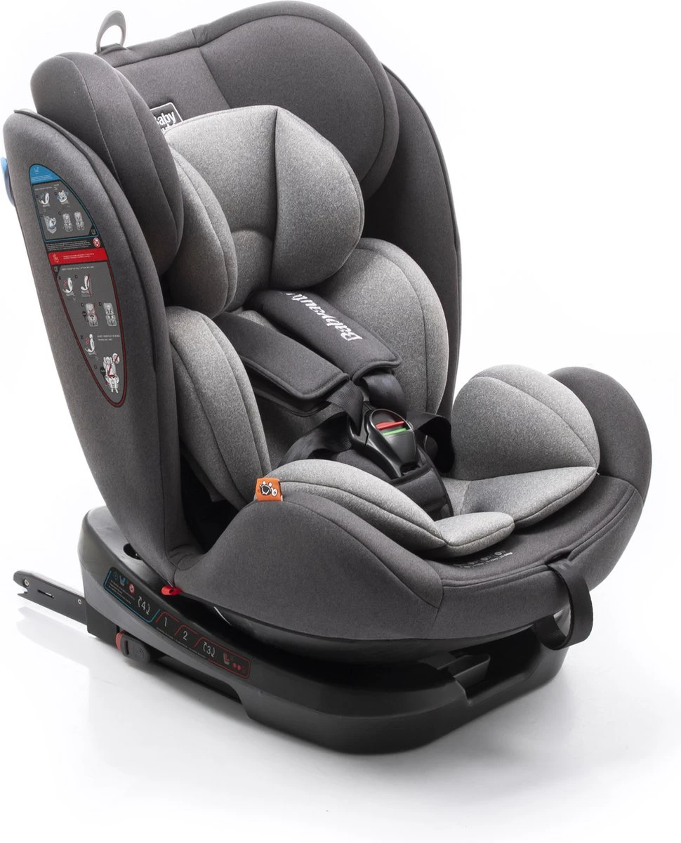 Babyauto Biro D FIX Black/grey Group 0+ 1 2 3 - 0-36 Kg - Isofix - Afbeelding 12