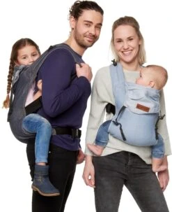 ByKay - Babydrager - Click Carrier Classic - Stonewashed -size Toddler