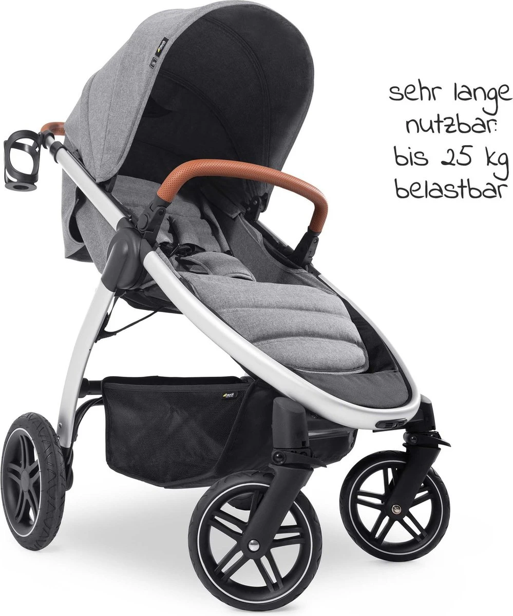 Hauck UpTown Buggy - Met één Hand Opvouwbaar - Grijs - Afbeelding 14